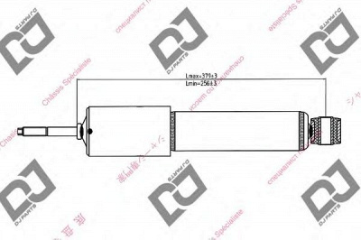 DJ PARTS ds1255gt -  Амортизатор